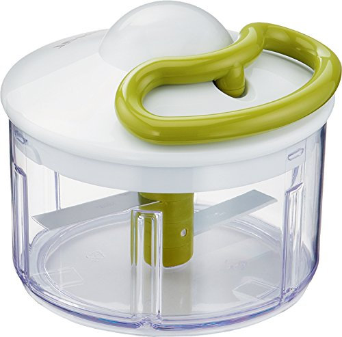 Tefal K13704 Manual Chopper Neo, 16.9 fl oz (500 ml), Washable Lid, Unique Double Twisted Blade