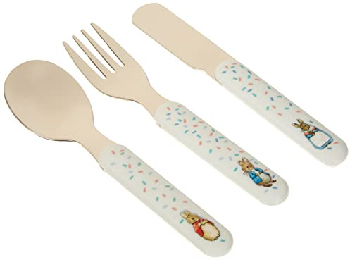 Petit Jour Paris Set de 3 couVerts Pierre Lapin Pour manger comme un grand BP903P, Multicolore