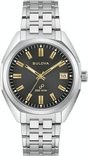 Bulova Herren Analog Classic Uhr mit Edelstahl Armband 96B415