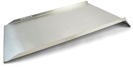 Grillrost.com Das Original Fettablaufblech Universal aus Edelstahl - Passend für viele Pelletgrills und Pelletsmoker