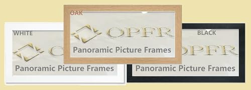 OPFR Panoramic Sizes,Modern Picture Frames,Photo Frames,Poster, Frames (Oak, 10x5 inch)