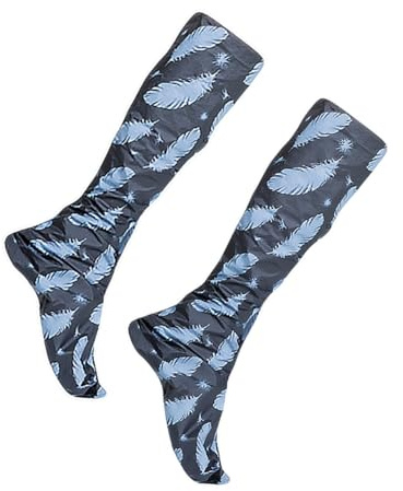 SEWACC Masque Exfoliant Pied en Papier Aluminium Platine et Tissu Non Tissé Noir, pour Hommes et Femmes, Blanchit et Restaure la Jeunesse des Pieds