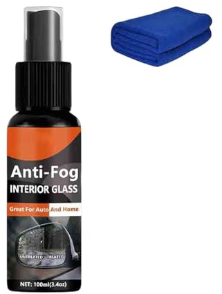 Spray Antiappannante Per Parabrezza Auto, 100 Ml, Soluzione Antipioggia E Antiappannante, Trattamento Per La Visibilità Del Vetro, Auto, Camion, Guida Notturna, Inverno, Mattina, Autostrada