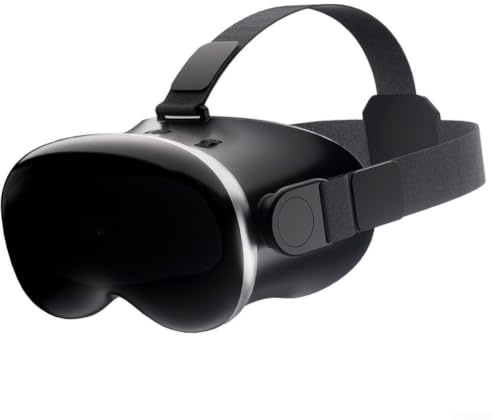 Auriculares de realidad virtual para teléfono con enfoque ajustable y distancia de pupila – Gafas de realidad virtual 3D FOV de 98° para niños y adultos, máscara cómoda antiluz azul, soporta gafas de