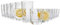 Bormioli Rocco Diamond Set Bicchiere Acqua e Bibita Set 12 Pz
