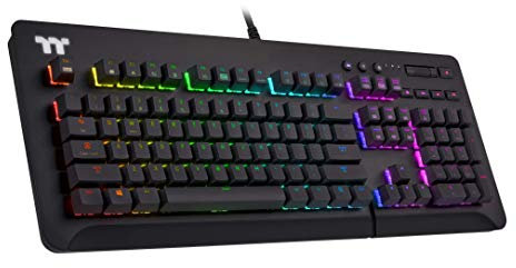 Thermaltakelevel 20 GT RGB Mechanical Gaming Keyboard, Razer Green Switches, 16.8M Color RGB, Razer Chroma Compatible - Gkb-LVG-Rgbrus-01