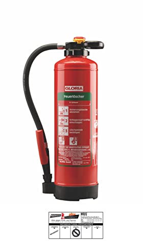 Gloria SE+6PRO 8037313017 Extincteur à mousse 6 l Classe A B 1 pièce