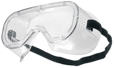 Protective Eye Goggles | Reusable Safety Goggles for Over Glasses Suitable for DIY and Work with Elasticated Strap (Pack of 4)