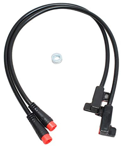 Qwertfeet Sensor de Freno de Bicicleta Eléctrica Interruptor de Alimentación Palanca Freno Palanca Cambio Freno Hidráulico Combinado Conector Impermeable Un 2 Pin