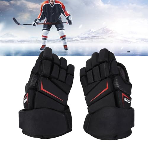 VGEBY Guanti da Hockey su Ghiaccio, 1 Paio Guanti da Hockey su Ghiaccio Protettivi per Dita da Ad Alta traspirabilità da in Schiuma Eva (27, 94 cm/11 Pollici