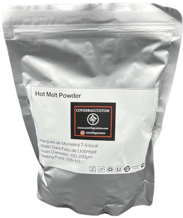 COVERBAGBCN Powder DTF Poudre de transfert DTF blanche de 500 g / 17,6 oz Poudre adhésive thermofusible pour toutes les imprimantes DTF et application sur film DTF