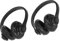 2pcs 1/12 Mini Dollhouse Headphone Model Scale Miniature Headset Model High Simulation Lifelike Doll Headphone Decoration (Black)