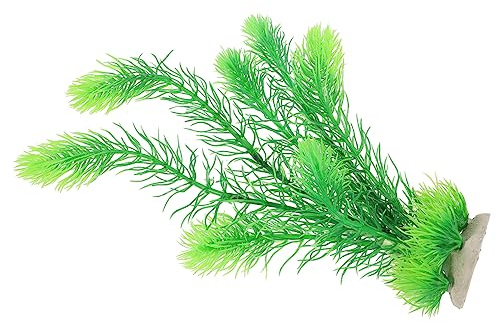 ROMISBABA Artificial Plastic Aquarium Plant Highly Realistic for Fish Tank Decoration Lightweight and Safe Underwater Decor for Aquatic Environments and Desktop Use