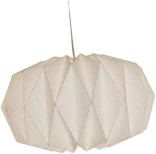 Grillix Lanterna Cinesi Rotonde, 100% Paralume in Carta di Riso Ecologica, Bianco, Origami Lampadario, per Decorazioni Domestiche, Feste e Matrimoni