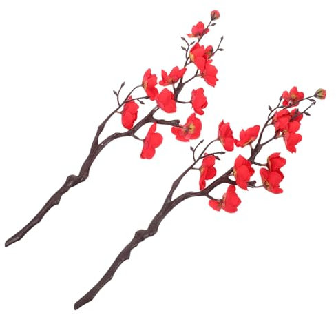 ifundom 2pièces Branche Artificielle De Fleur De Fleur De Décorative De Branches Simulées pour Intérieur