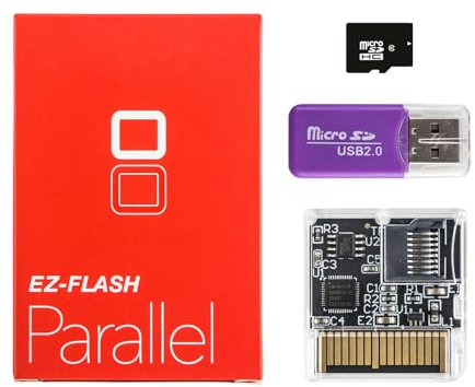 EZ Parallel Flash Cartridge for DS/3DS - 64GB Preloaded SD Card - Plug & Play, Supports for NDS/NDSL/NDSi/NDSiXL/2DS/3DS/3DLL/N3DS EZ Game Cartridges