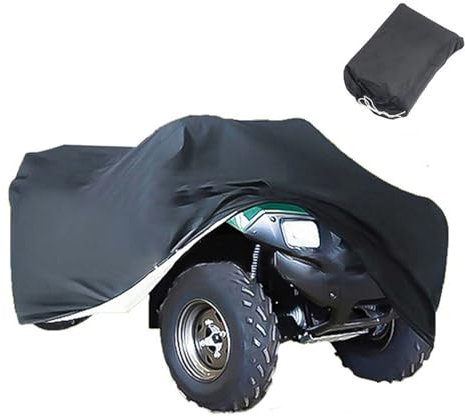 Housse de protection pour quad | Étanche et résistante aux UV | Robuste 4 | Rangement extérieur anti-poussière et protection contre la pluie | Housses de véhicule antistatiques robustes pour