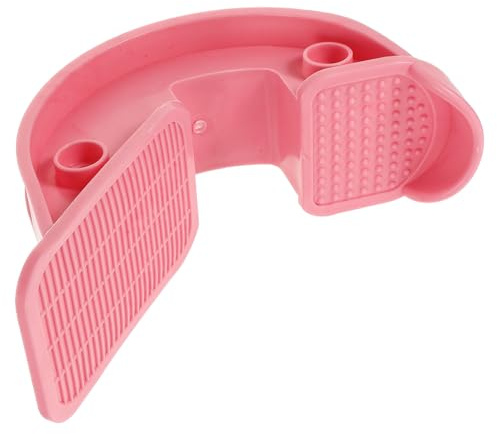 MAGICLULU Tabla Inclinada para Estiramiento de Pantorrillas, Material PP Resistente, Tamaño Pequeño Portátil, Color Rosa, Adecuado para Fitness en Casa y Entrenamiento de Piernas