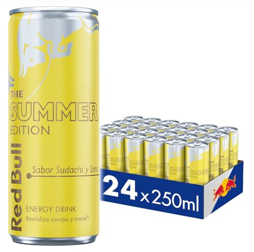 Red Bull Bebida Energética Summer Sudachi Lime Sabor Lima 24x250ml Latas
