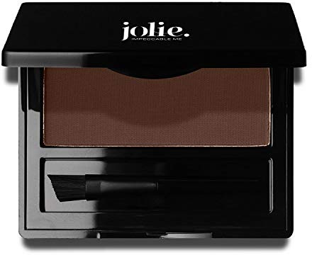 Jolie Brush on Brow Pressed Eye Brow Powder (Dark Brown)