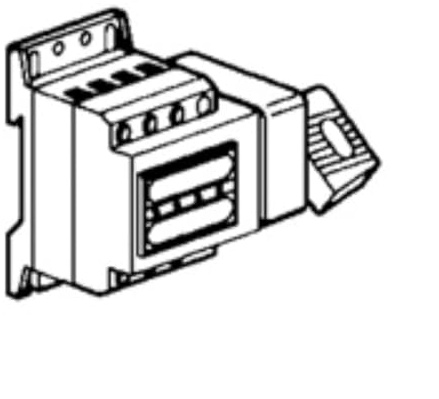 022507 Legrand - Interrupteur sectionneur tétrapolaire Vistop 32A - 4P - avec commande latérale droite