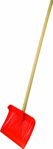 Art Plast 9200M Pala da Neve Antiurto Rossa, con Manico in Legno