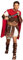 Boland 83806 - Erwachsenenkostüm Gladiator, Herren, Cesar, Römer, Arena, Kampf, Colloseum, Karneval, Halloween, Fasching, Mottoparty, Verkleidung, Theater, Größe: M/L