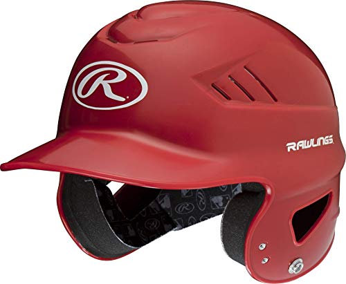Rawlings Coolflo Baseball Schlaghelm, scharlachrot, Einheitsgröße