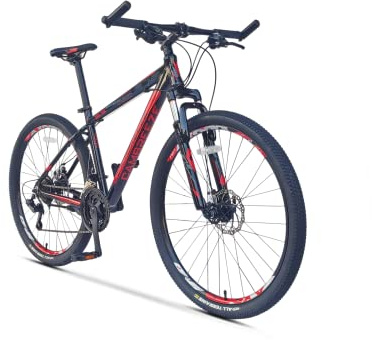 CAMBREEZE Unisex's 21 Speeds Mountain bikes Bicycles Shimano Alloy Frame with Warranty Lightweight, Black, 27.5