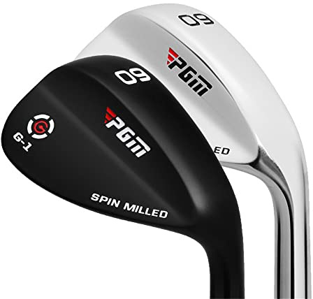 Cuña de arena de golf premium para mujeres y hombres, palo de golf de 50/52/54/56/58/60/62/64 grados, ligera y cómoda (58 grados (negro))