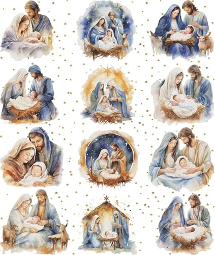 Carta di riso Presepe Classico, 29 x 34cm (1pc) - per decoupage di poster per mobili da CRAFT KREATIVELY