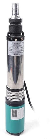Tools Submersible Well Pump, DC 24V 320W Well Pump Submersible 25m Solar Deep Well Pump, Well Water Pump Deep Well Farm Water Supply Pump