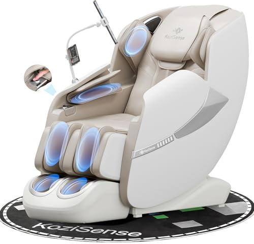 KoziSense A18 3D Massage Chair Full Body, Zero Gravity SL-Track Shiatsu Massage Recliner Chair with Heat, AI Control, Body Scan and Calfrest Extension (Upgraded)