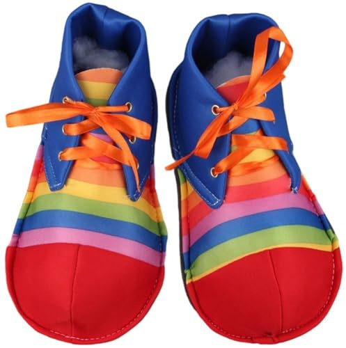 Vobumix Zapatos De Payaso Grandes, Disfraz De Payaso De Cabeza Redonda, Disfraz De Circo, Accesorios De Cosplay para Halloween Y Baile De Graduación.