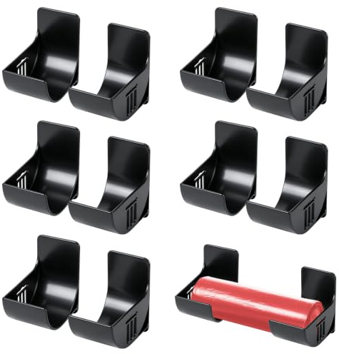 TYSM-CC 12 Soportes Ajustables para Bolsas de Basura sin Taladro