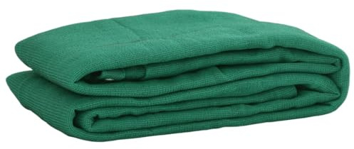 Ziaphsol Hängnät grön 4 x 8 m HDPE-polyester finmaskigt med mässingsöljetter för pickup släpvagn båt transport ordning och skydd