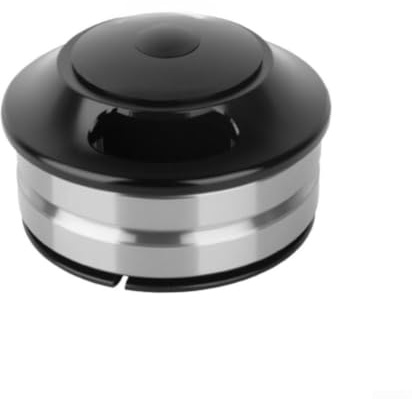 Auriculares de bicicleta, rodamiento sellado, enrutamiento de cable interno, aleación de aluminio 6061, para tubos de dirección rectos y cónicos, negro, juego de cuencos de 52 x 52 mm (A)