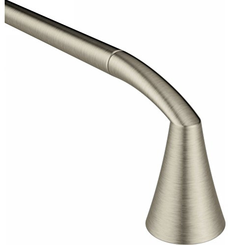 Moen YB2318BN Glyde Towel Bar, 18, Brushed Nickel