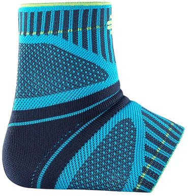 Bauerfeind Sports Ankle Support Dynamic - Ankle Compression Sleeve for Freedom of Movement - 3D AirKnit Fabric for Breathability - Premium Quality & Washable (L, Rivera)