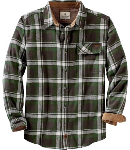 Legendary Whitetails Mens Flannel Long Sleeve Button Down 100% Cotton Shirt