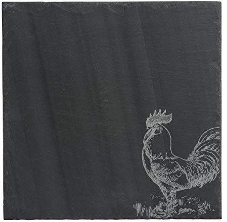 J.K. Adams Charcoal Slate Paletta per Formaggi, Terraglia, Grigio