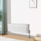 Blümme Traditional Horizontal Cast Iron Radiator Central Heating Radiators White Triple Column 300 x 1190mm