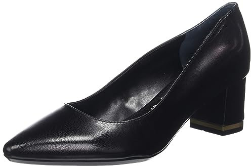 Calvin Klein Women's Nita Pump, Black Leather, 5 UK