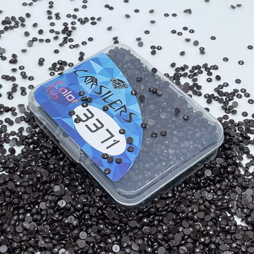 Carsilers Diamond painting ersatzsteine runde 3371,Diamant Malzubehör Perlen,Ersatz für fehlende Bohrer,Diamant painting steine nachbestellen einzeln,Ersatzbohrer,3500 Stück