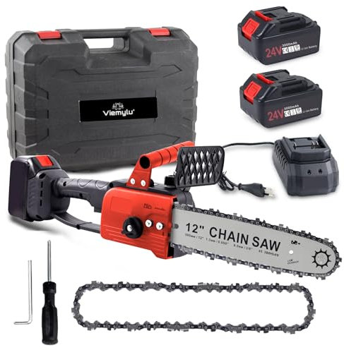 Motosega a Batteria da 12 pollici 3000W con 2 batterie da 3 ampere