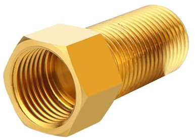 Fascetta Raccord de tuyau fileté en laiton 50 mm 1/2 Pt mâle x 1/2 Pt femelle Adaptateur de tuyau d'eau Joint d'extension de tuyau femelle mâle Filetage tuyau en laiton résistant à la corrosion