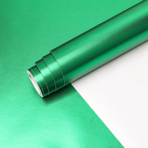 HBell metallic omslagspappersrulle, 60 cm x 10 m enfärgad matta omslagspapper, perfekt för presentförpackning, gör-det-själv-hantverk, bröllop, födelsedagar, jul, babyshowers, festivaldekorationer