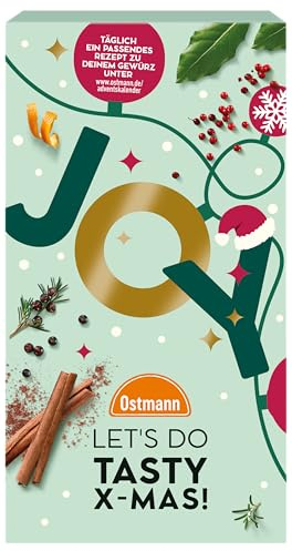 Ostmann Gewürze - Adventskalender 2025 | Gewürzkalender mit 24 abwechslungsreichen Gewürzmischungen zum Probieren | Leckere Rezepte zu jedem Gewürz | Geschenkidee für Advents- & Weihnachtszeit