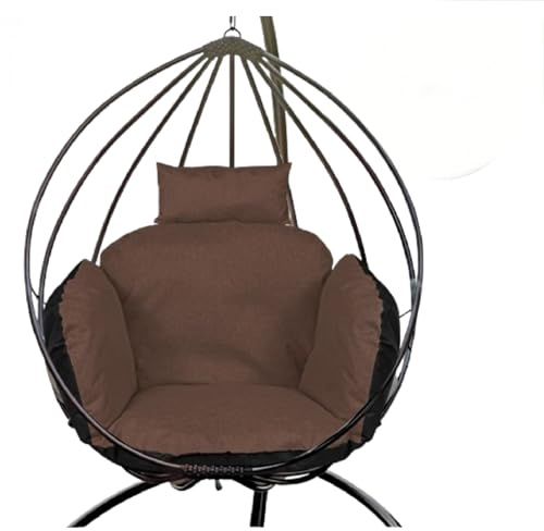 GARDEN KING ROYAL REST Almohadilla para sillón Colgante cojín de Asiento con Respaldo y reposacabezas cojín para Columpio en Forma de Huevo sillón Colgante