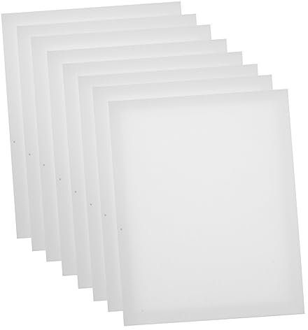 Angoily 8 Stück Teiliges Künstler Ölgemälde Weiße Malboards für Ölfarben Stabile Oberfläche für Malprojekte Tragbar und Vielseitig